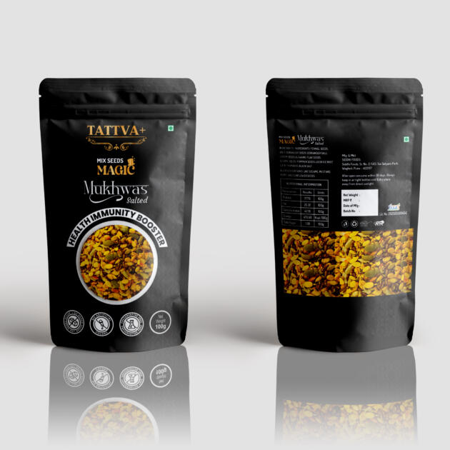 Tattva+ Mix Seeds Magic MUKHWAS (Salted) | Healthy Digestive & Post-Meal Refresher