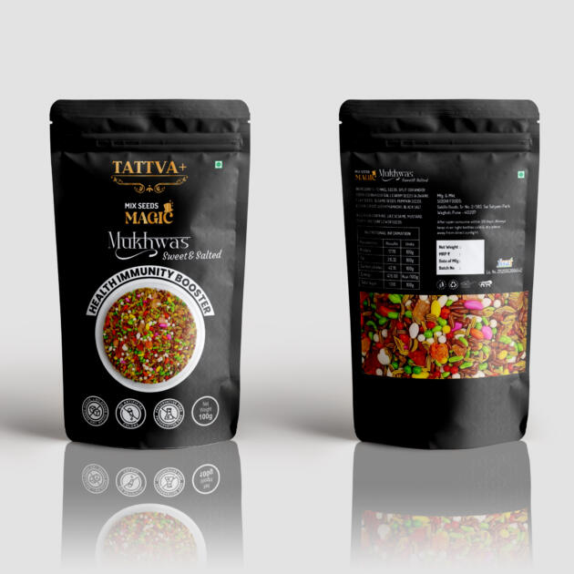 Tattva+ Mix Seeds Magic MUKHWAS (Sweet & Salted) | Balanced Digestive & Healthy Snack